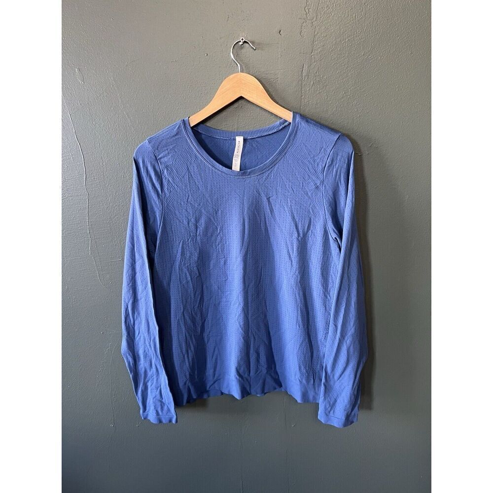Athleta Womens Blue Long Sleeve Pullover Athletic Lightweight Sweatshirt Size XL - Picture 1 of 3